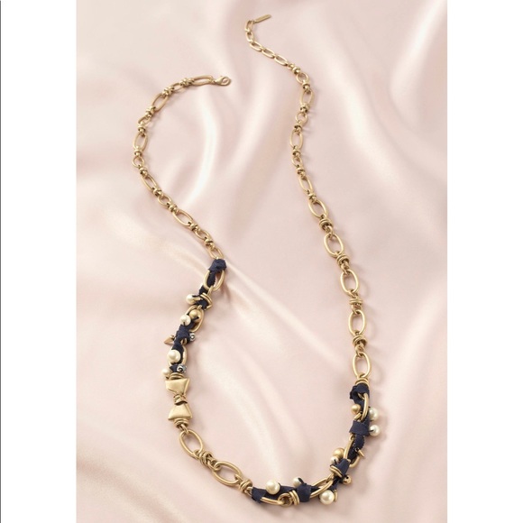 Stella & Dot Jewelry - Stella & Dot French Twist Ribbon Necklace